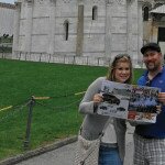 Ben and Audra at the Leaning Tower of Pisa, Italy