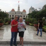 Hanh Phan and Cora Yanacek in Ho Chi Minh City, Vietnam
