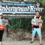 Randy and Frely Masagca at the Underground River in Puerto Prinsesa Palawan, Philippines
