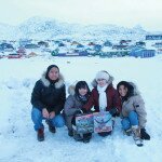 Girard, Melchora, Cherisa and Leizl in Nuuk, Greenland