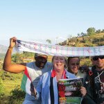 Harold, Katherine, Lara, Nimer celebrating UAE National Day at Nagarkot, Nepal