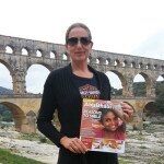 Hilde de Wit at Pont du Gard, France