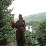 Margaret at Athirapally Waterfalls, Kerala, India