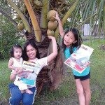 Michael Parco’s family with their favourite read in Philippines