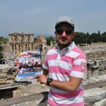 Mohamed Poonawala at the Ancient City of Ephesus, Turkey