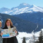 Patricia and Barbara McRobb in Davos, Switzerland