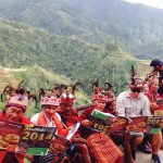 Vlad, Pitzel and Ifugao people in Banaue, Philippines