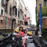Afrah and Hasna Priyaz in Venice, Italy
