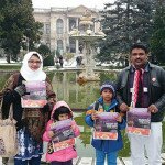 Reji Kasim and family in Turkey