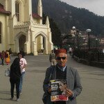 Surendra S. Chhajta at the famous Ridge, Shimla, India