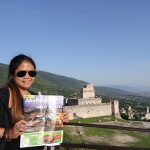 Yvonne Suralta at the City of Peace, Assisi, Italy