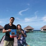 Hiro and Midori in the Maldives