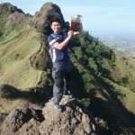 Judson Lim at the summit of Mt Batulao Batangas, Philippines