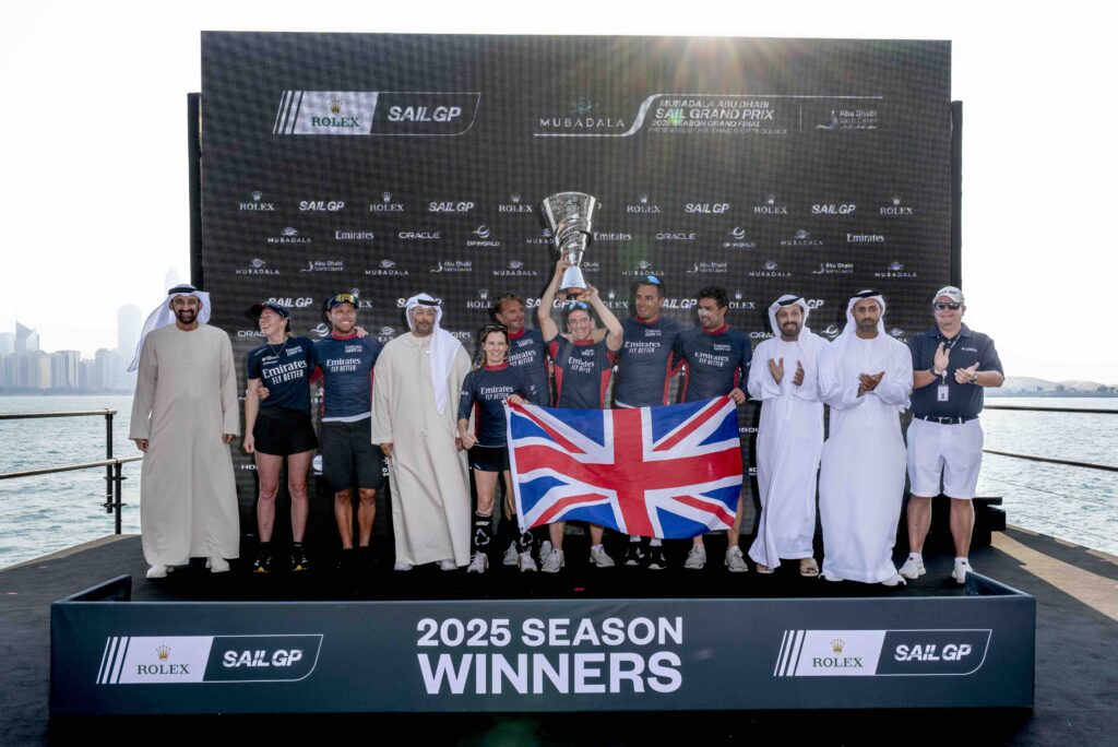 Emirates GBR Crowned 2025 Rolex SailGP Champions After Fierce Abu Dhabi Battle